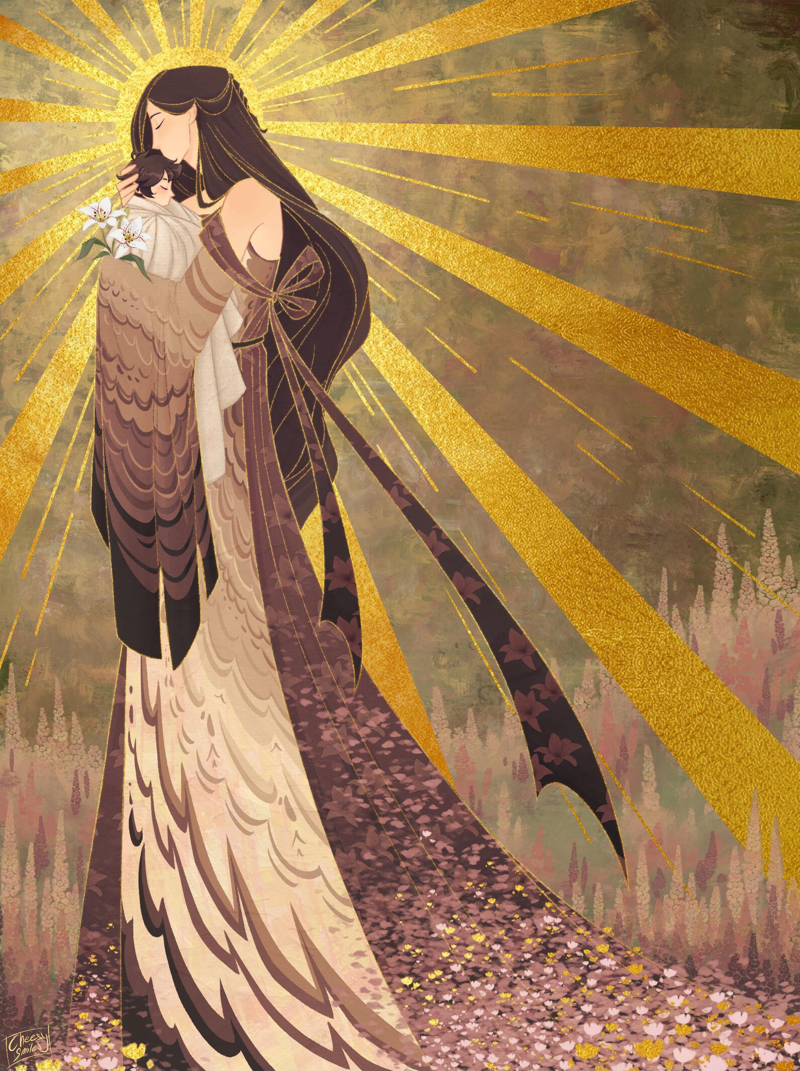 Illustration - &quot;Mother bird&quot;