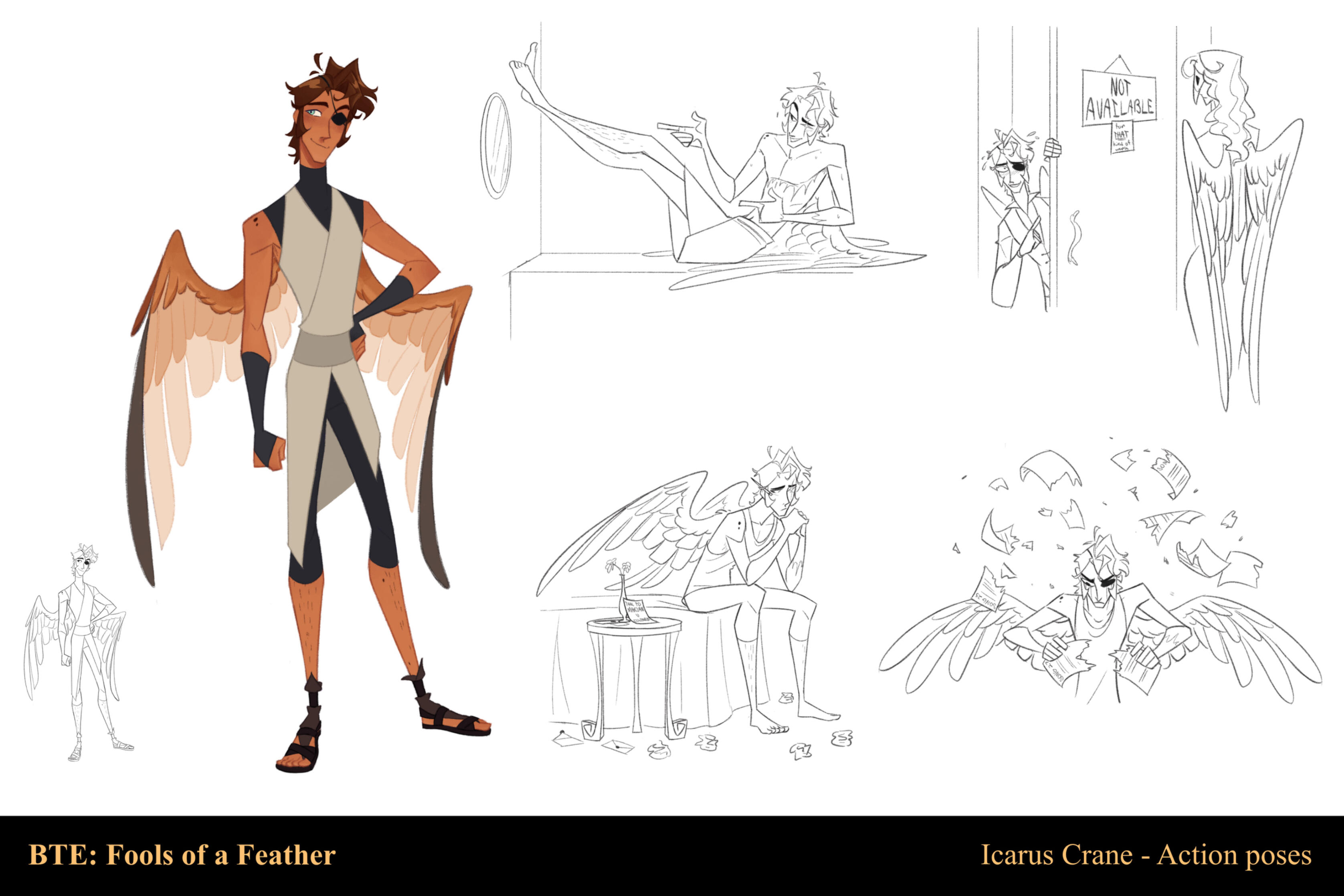 Action poses - Icarus Crane