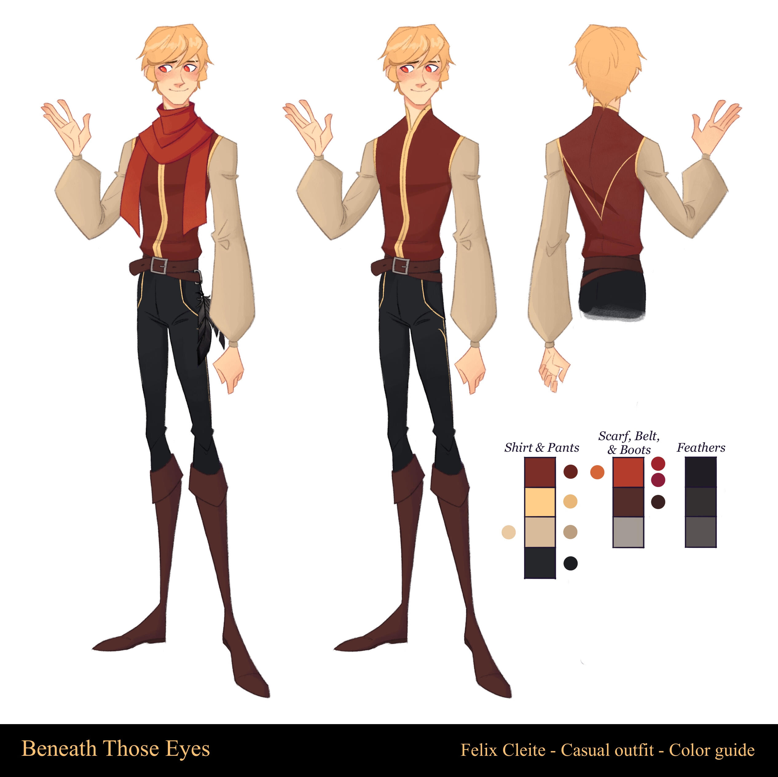 Color guide - Felix Cleite (war)