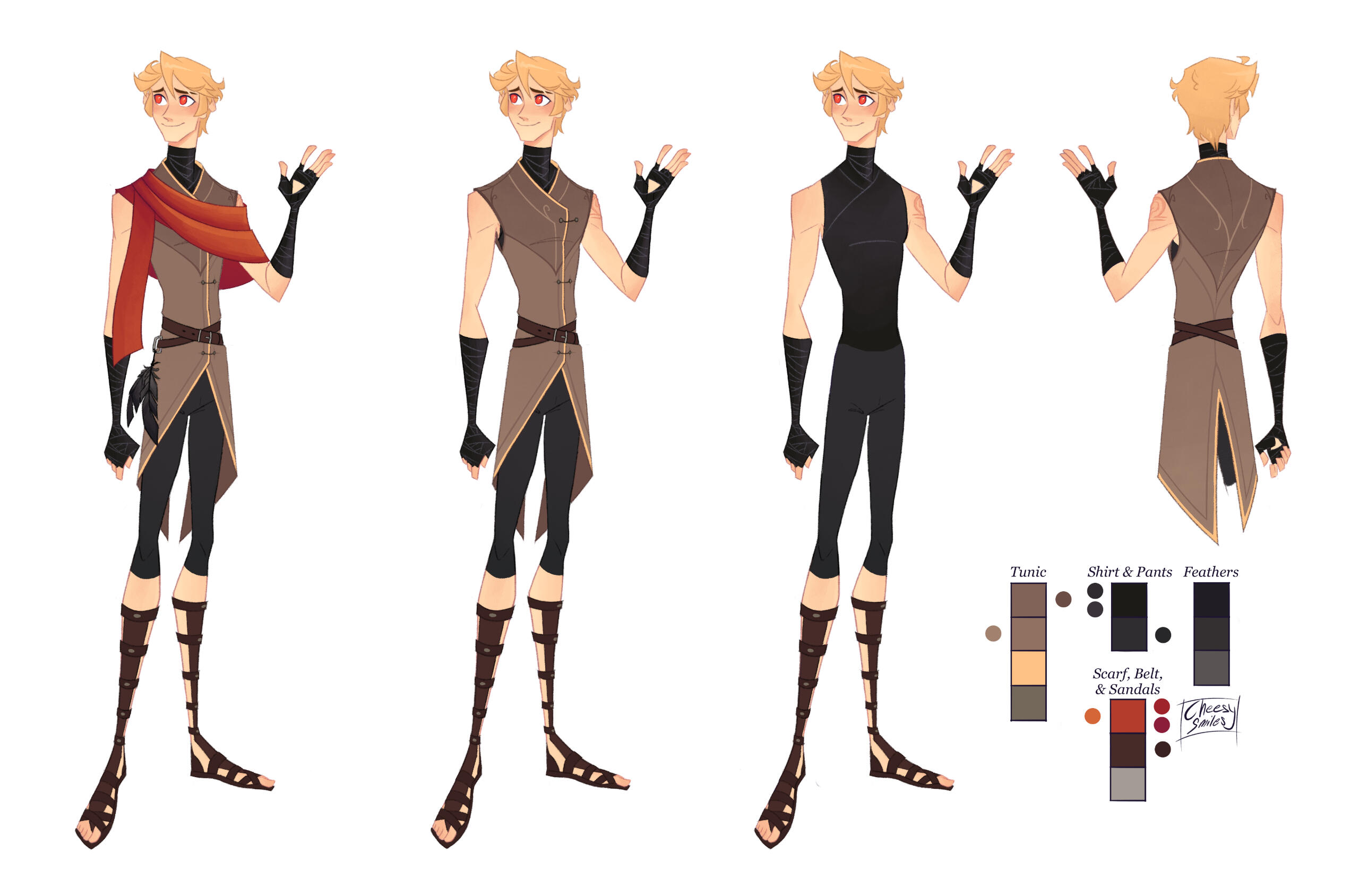 Color guide - Felix Cleite (war)