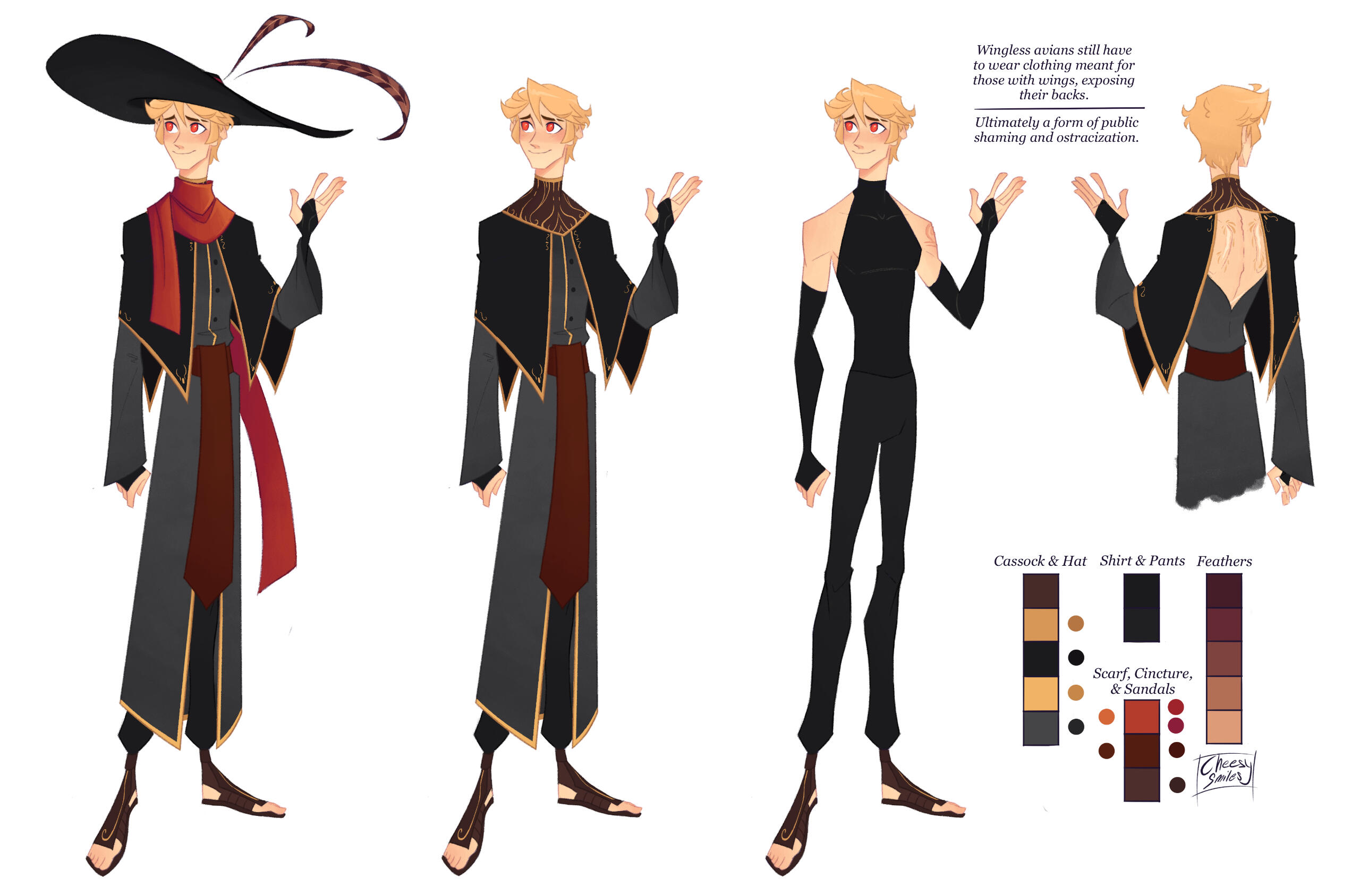 Color guide - Felix Cleite (clergy)