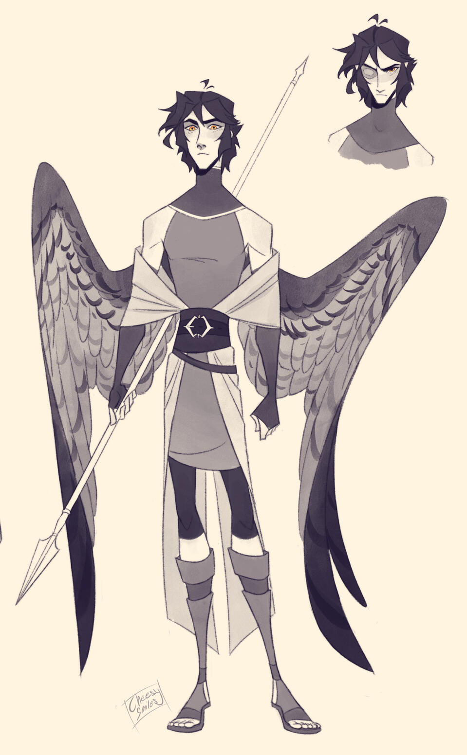 Character design - 16 year old Tenebris