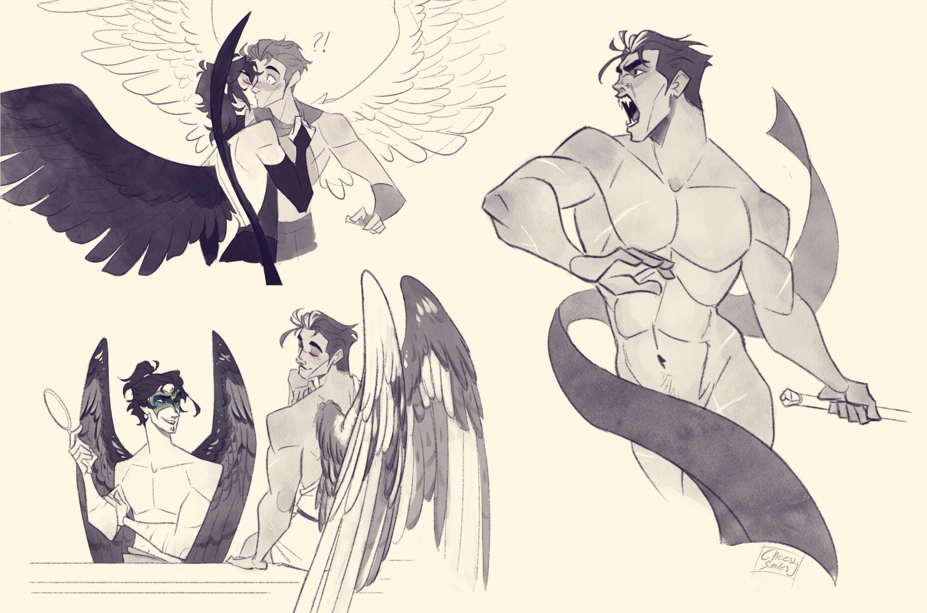 Character exploration - Tenebris & Fylo