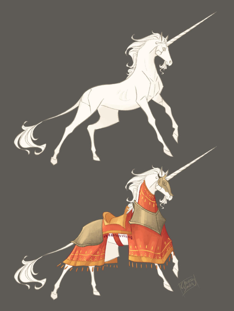 Creature design - The White Horse