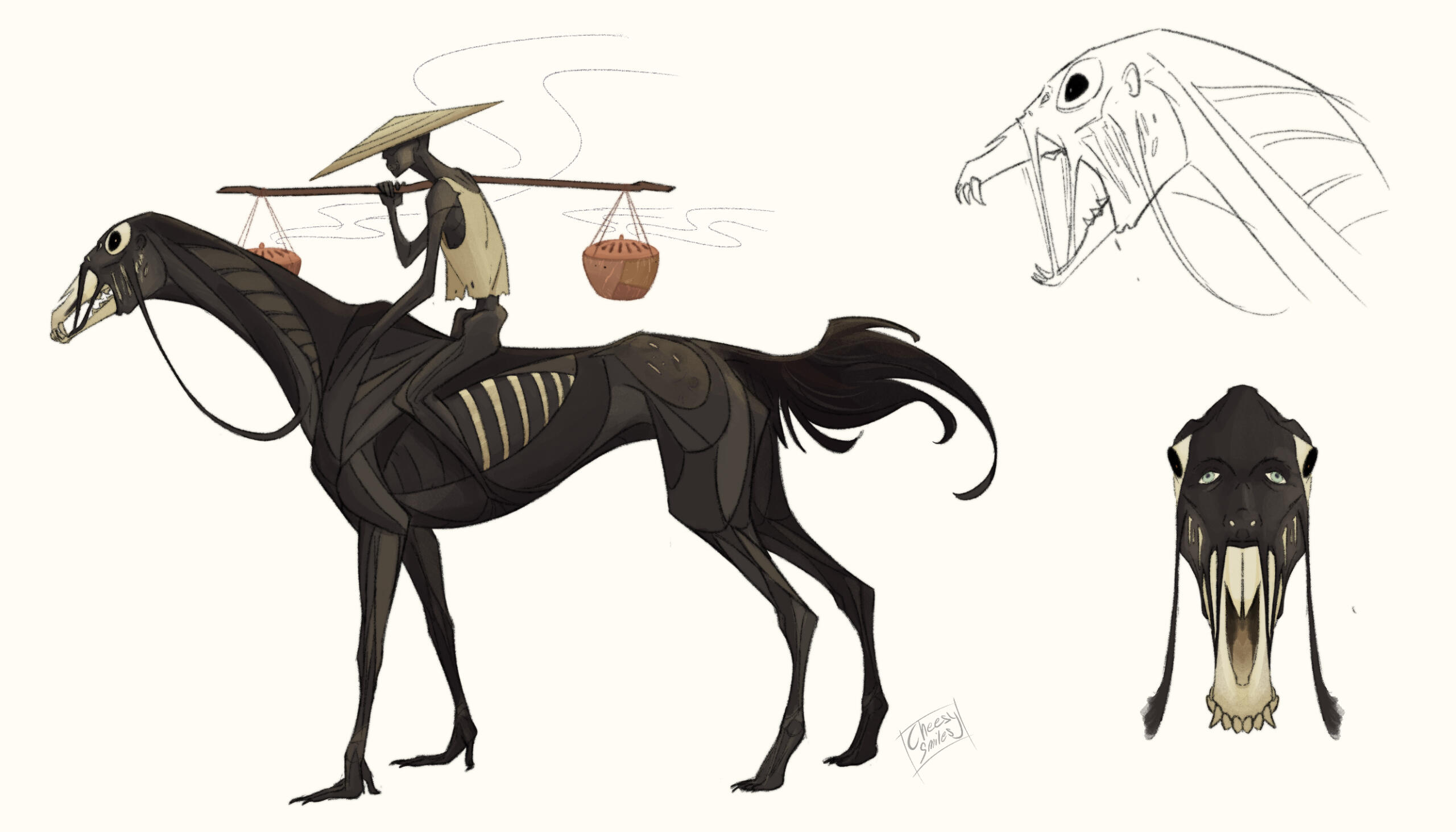 Character exploration - Famine &amp; the Black Horse