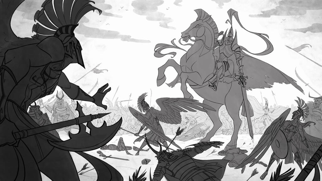 Lineart & values