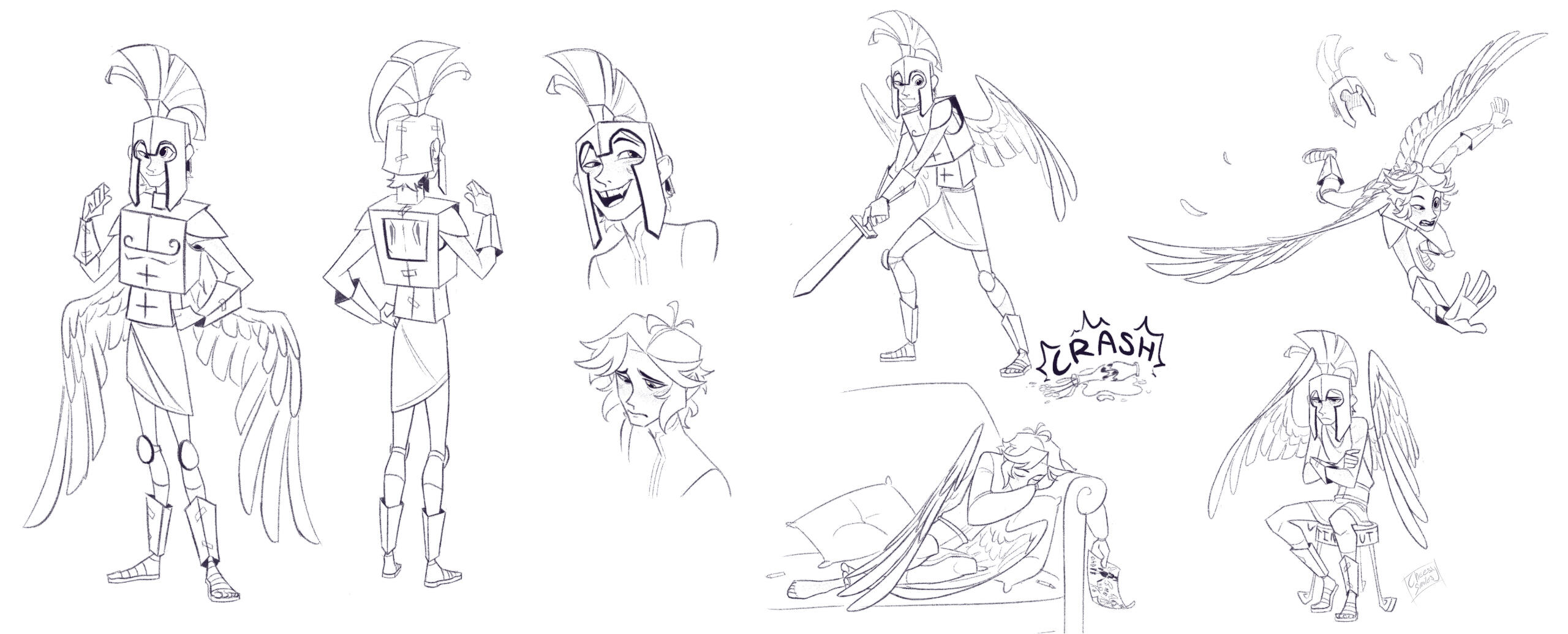 Character design - Finn Swan