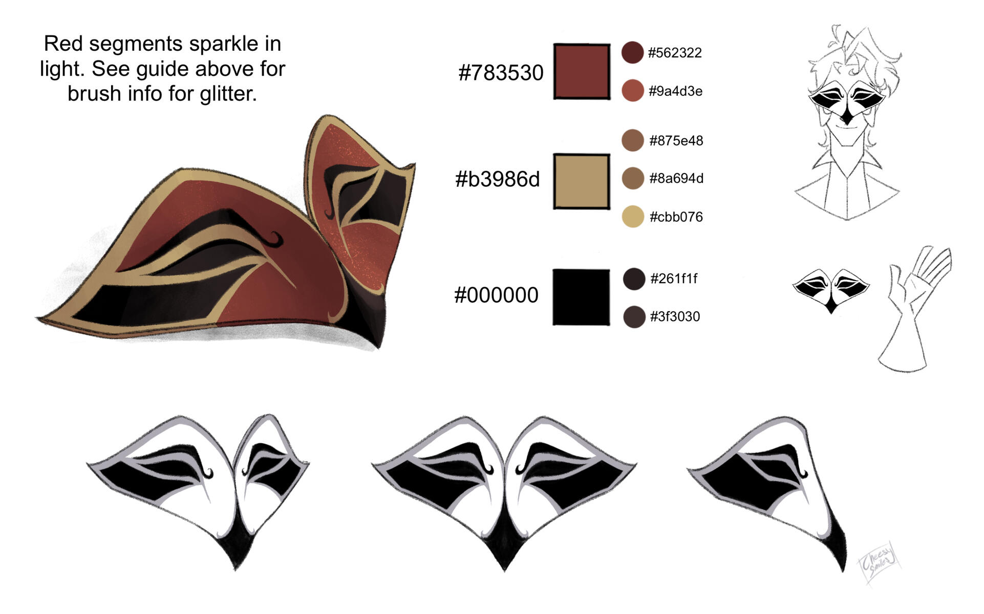 Prop design - Canary’s Mask