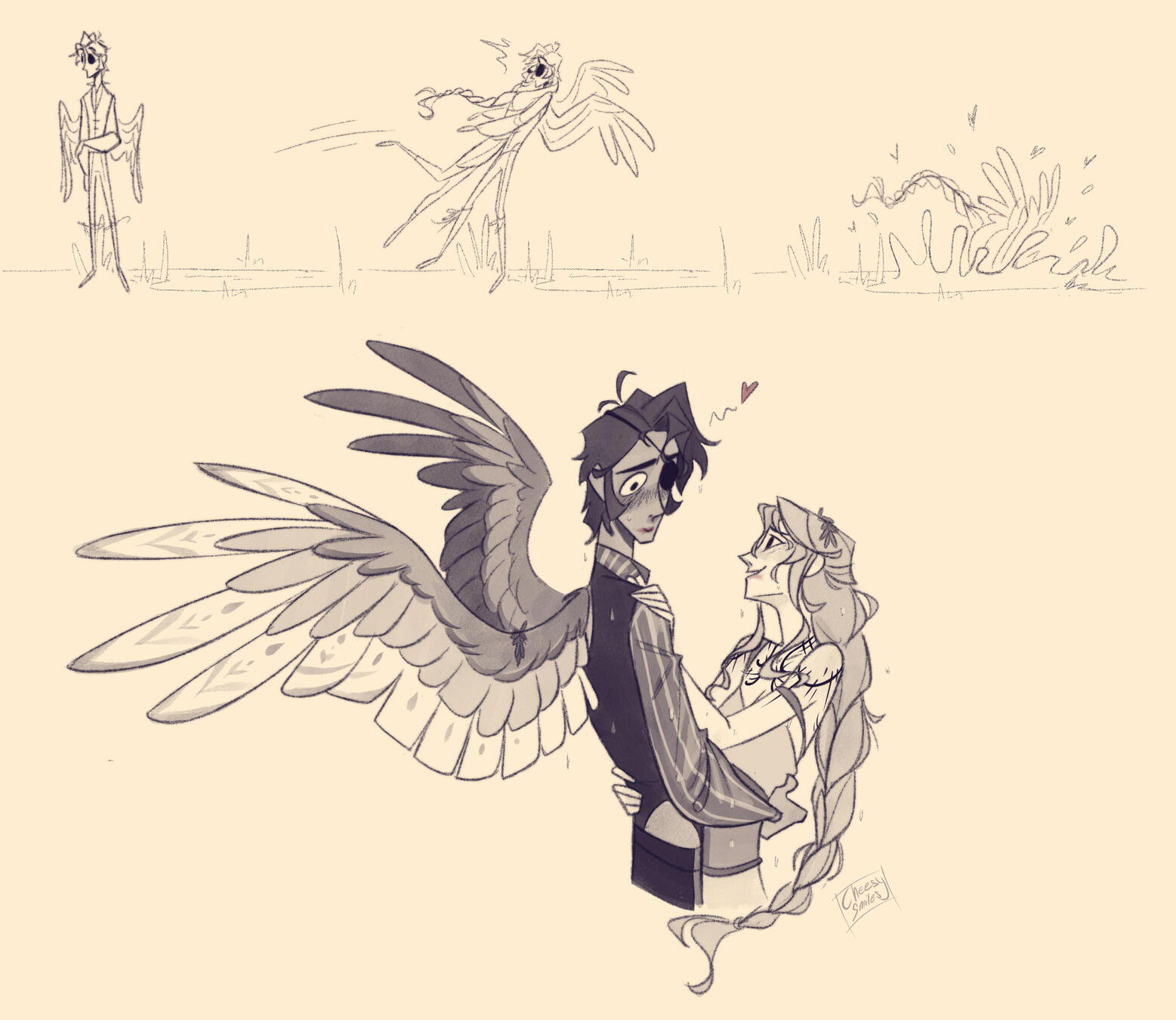 Action pose - Icarus & Kat confession