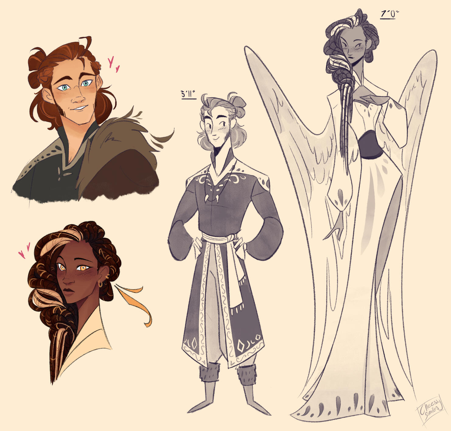 Character design - Icarus’ parents