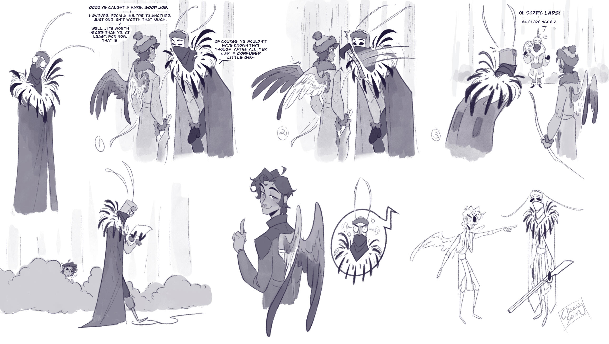 Character exploration - Fowler & Icarus