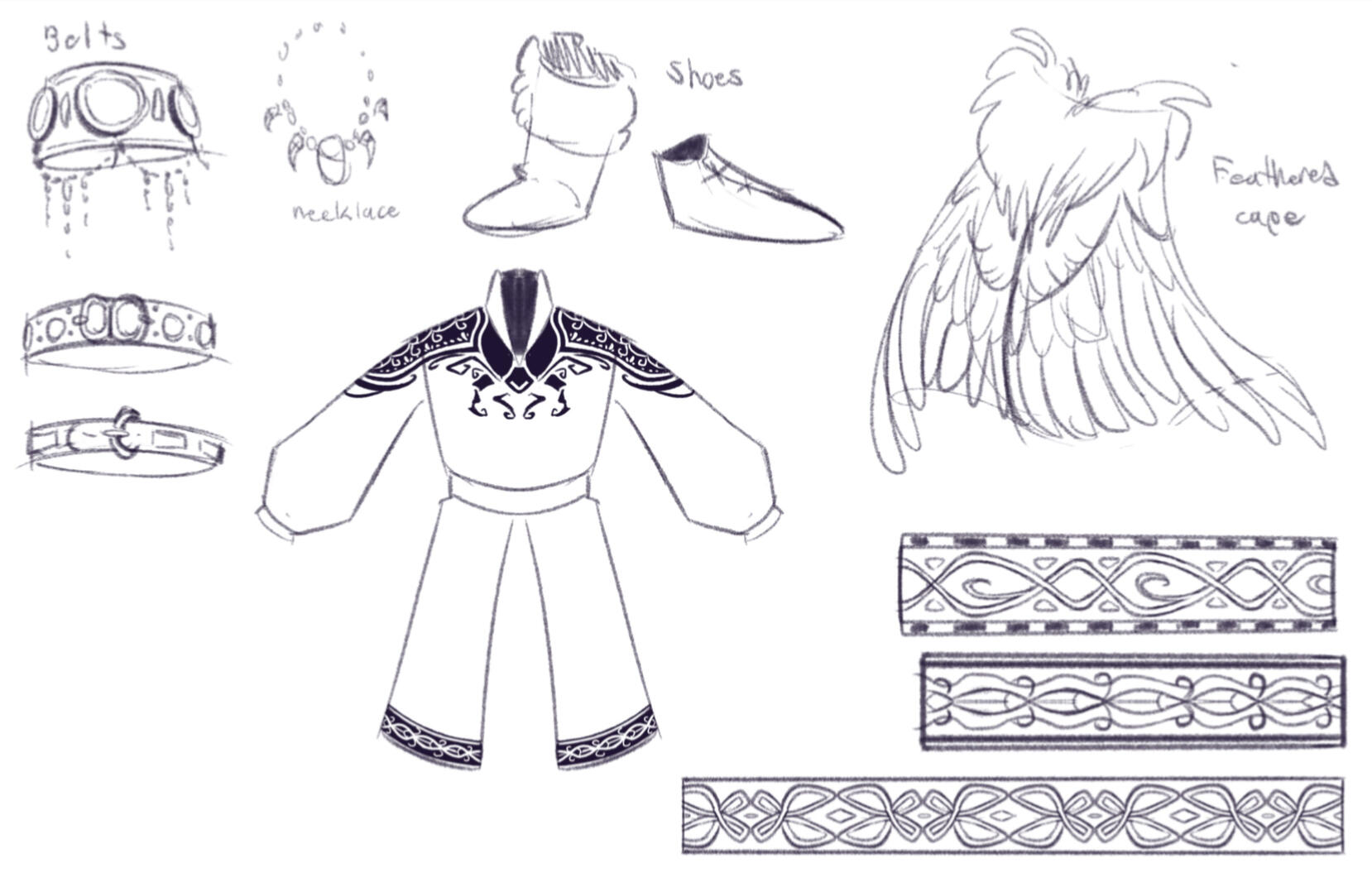 Prop &amp; pattern sketches