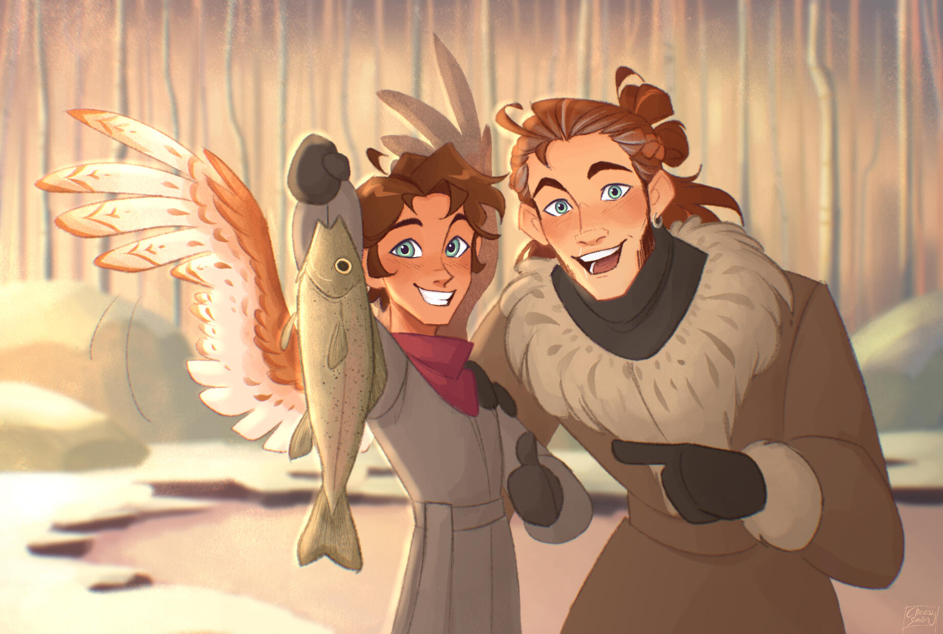 Concept painting - &quot;First Catch&quot;