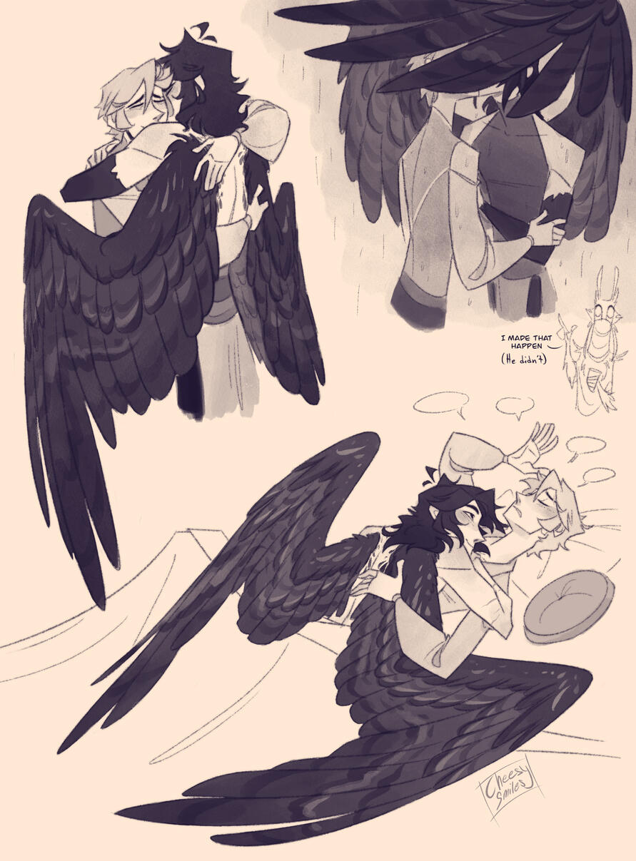 Action poses - Tenebris &amp; Felix