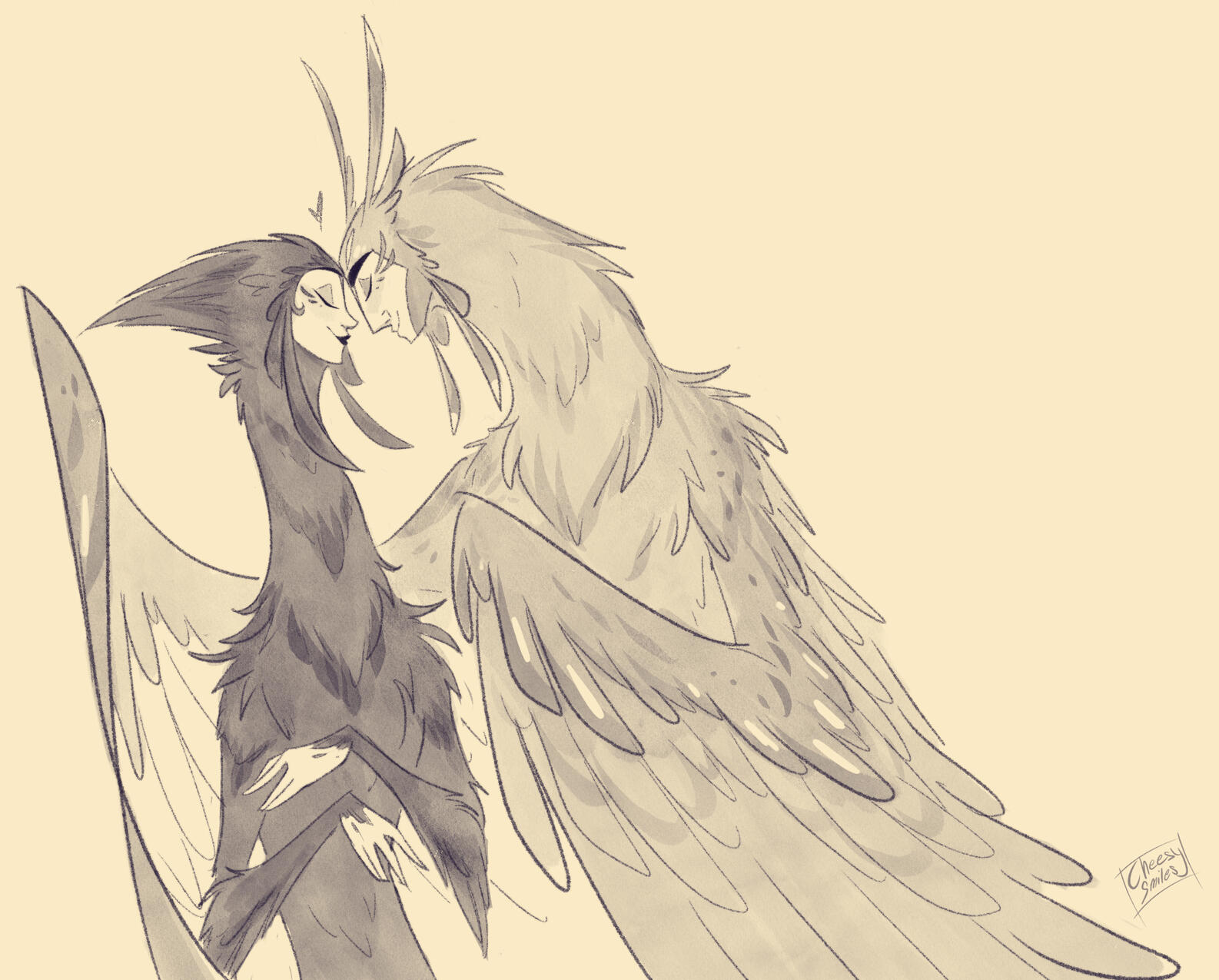 Action pose - Penny &amp; Bob