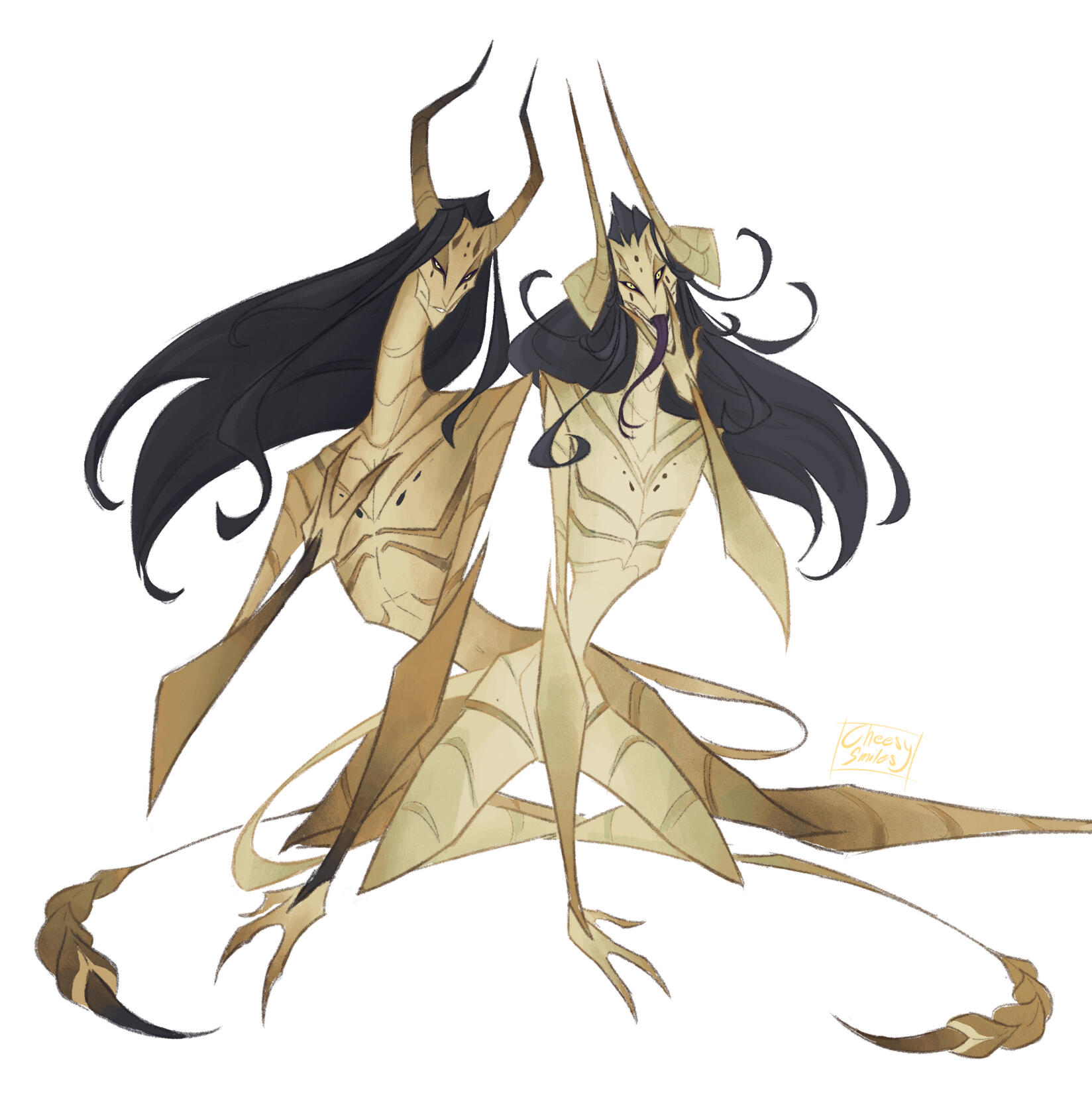 Character design - Evelyn & Edith
