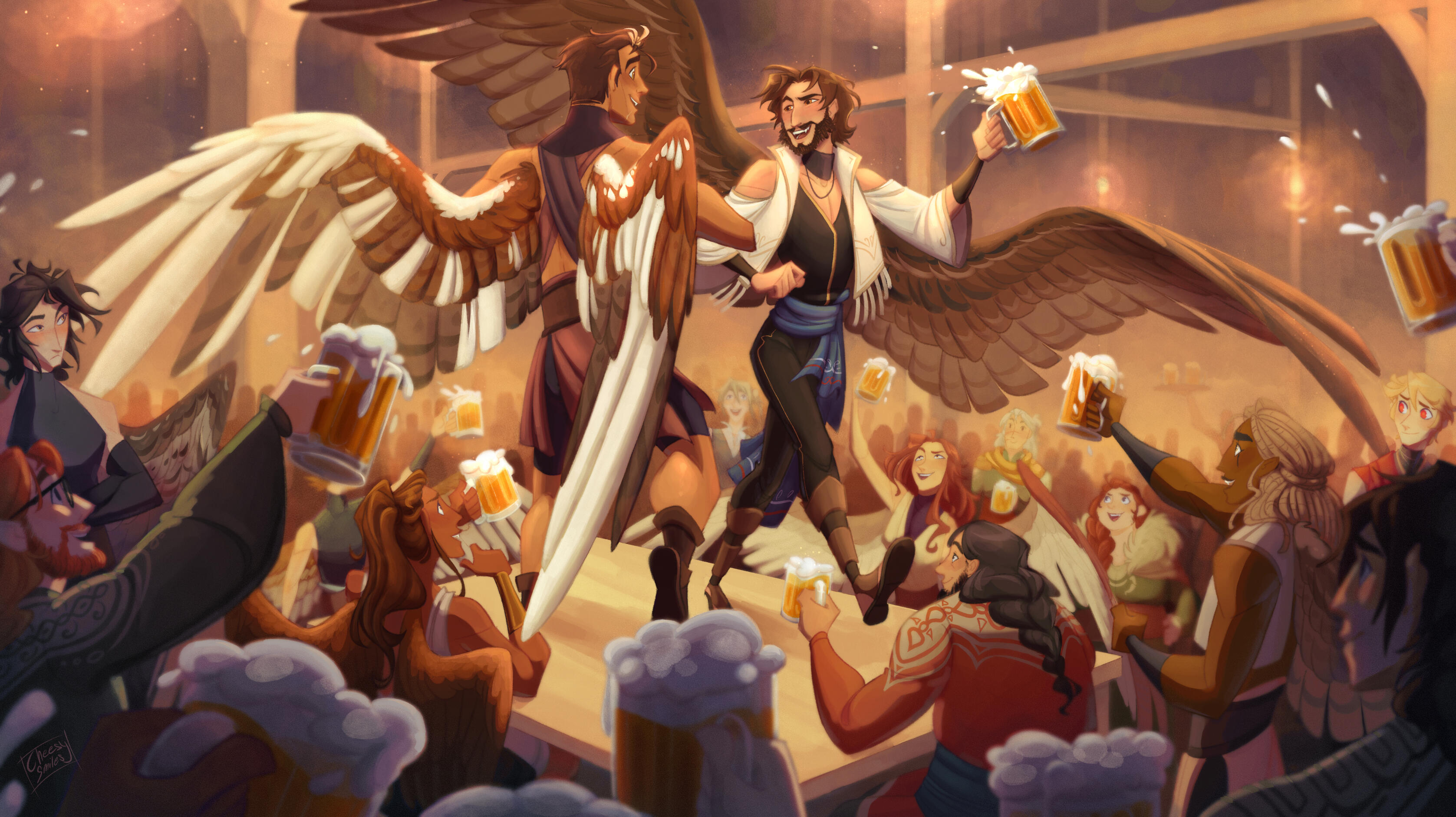 Concept painting - &quot;Cheers!&quot;