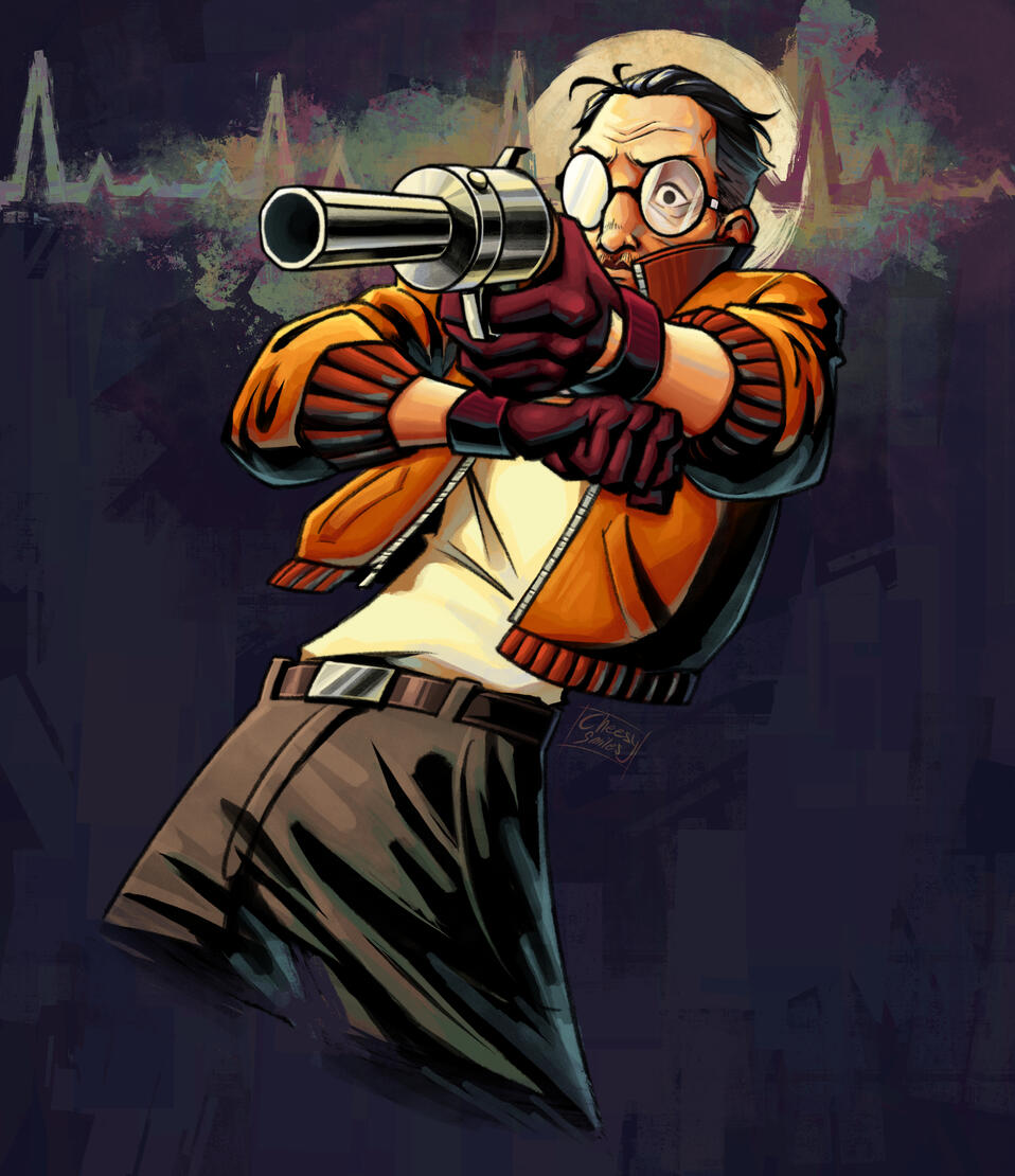 “Kim” - Disco Elysium fanart