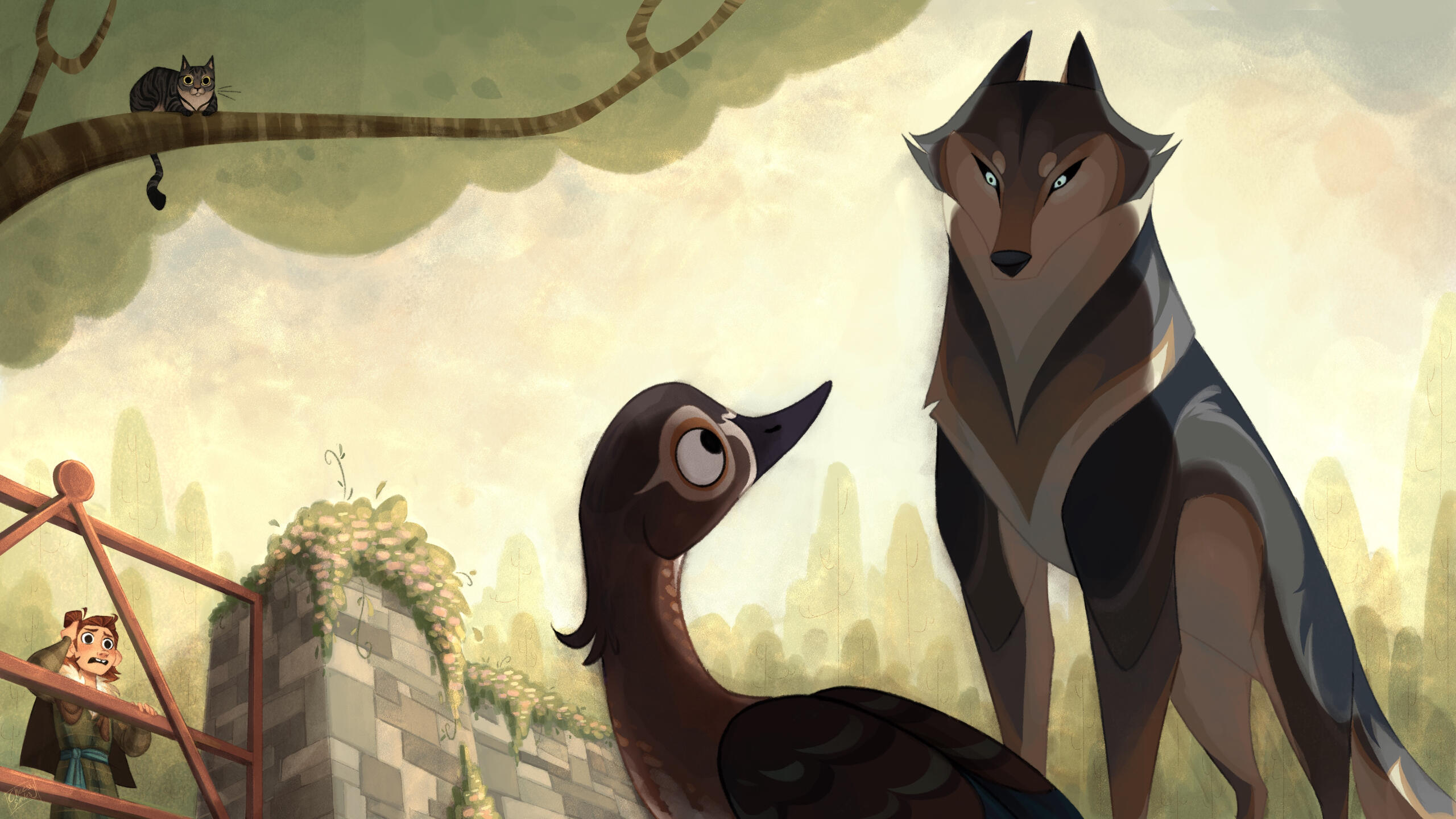 Concept painting - "The Wolf"