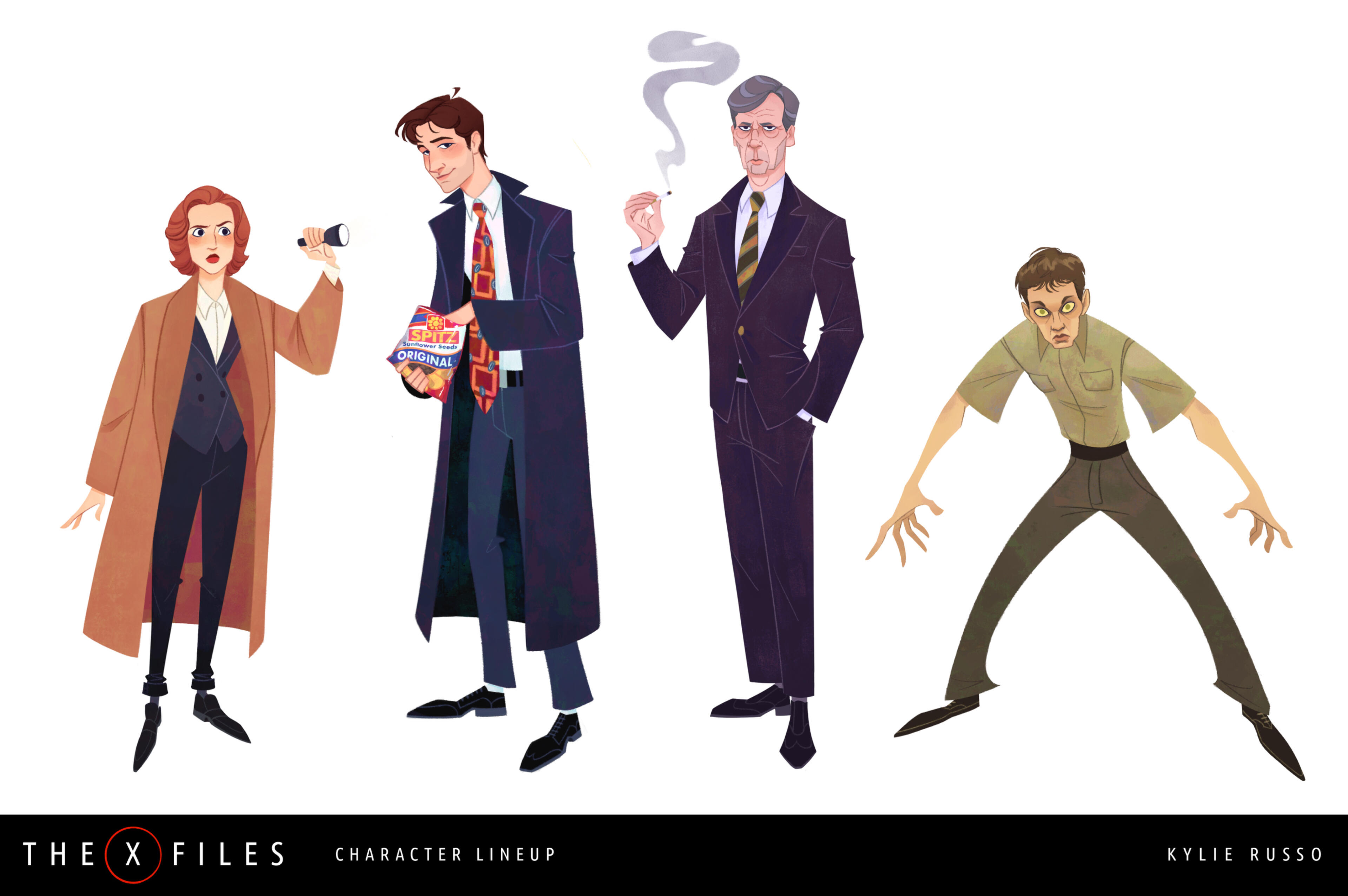 The X-Files Character Lineup